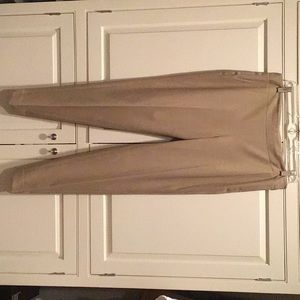 TALBOTS HERITAGE STYLE KHAKI ANKLE PANTS